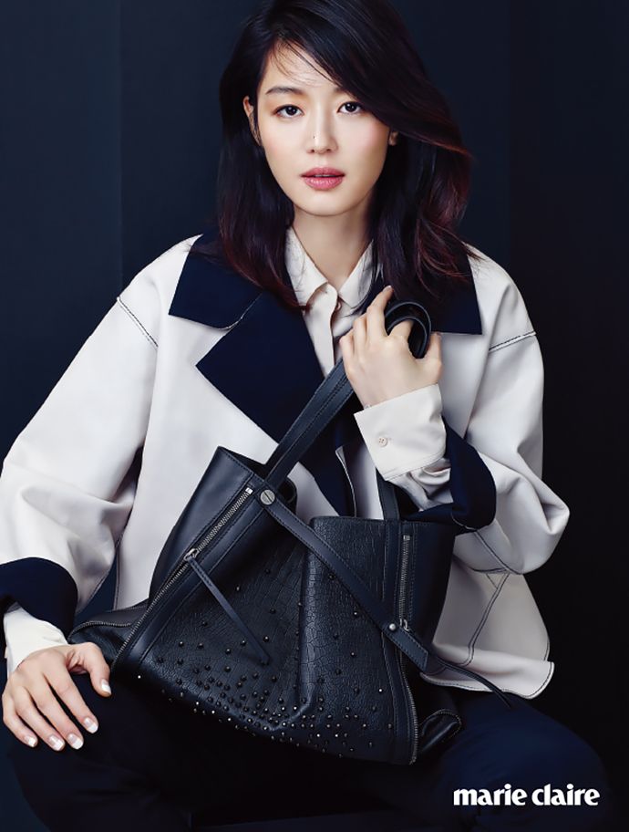 More Of Jeon Ji Hyun’s rouge & lounge Shots In Marie Claire Korea